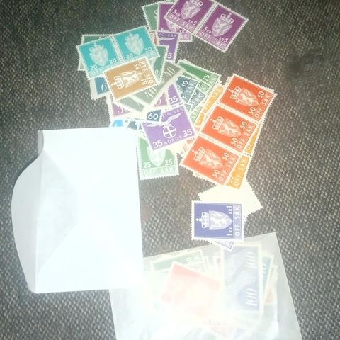 Norge skilling mm Postfriske frimerker