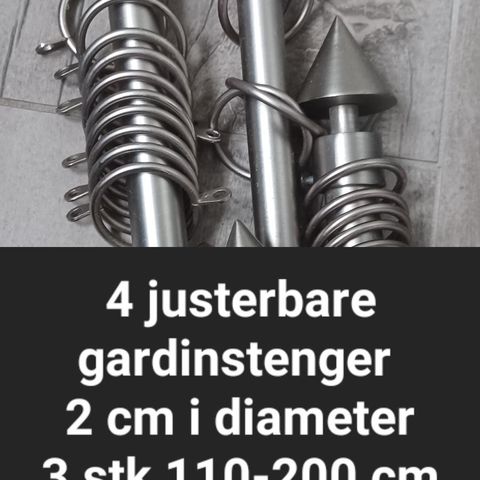 Gardinstenger