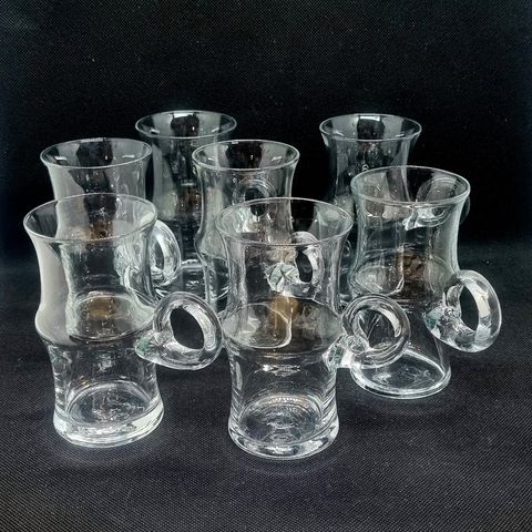 7 stk Hadeland Irish Coffee glass - Willy Johansson