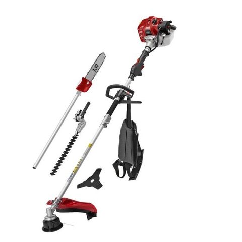 Bensindrevet quadrotrimmer 4-in-1  selges billig