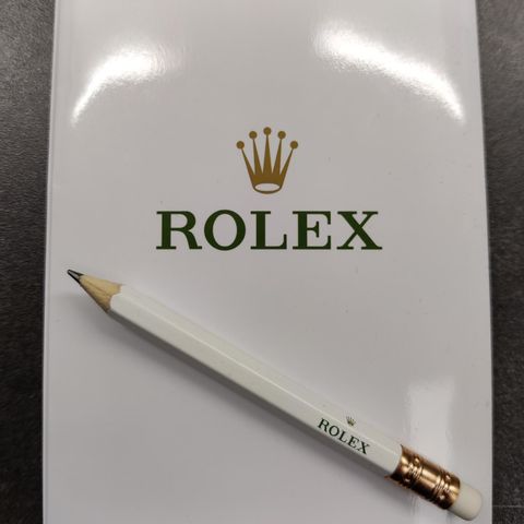 Splitter ny Rolex blyant og scorecard (Singapore) selges.