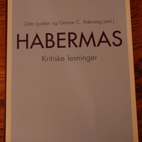 Habermas - Kritiske lesninger (Lysaker og Aakvaag)