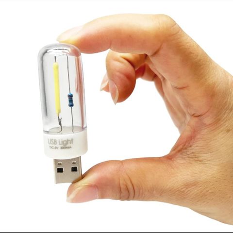 5V Nattlys LED USB LED Campinglampe Glødetråd Bærbar belysning USB-lampe