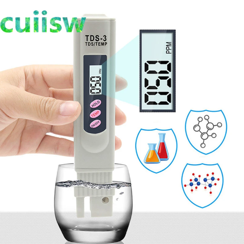 Digital TDS/Temp tester (drikke-badevann, akvakultur, akvarium, etc)