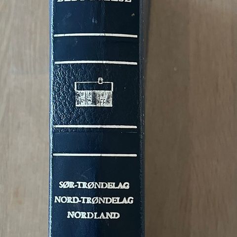 Norges Bebyggelse, Trøndelag og Nordland