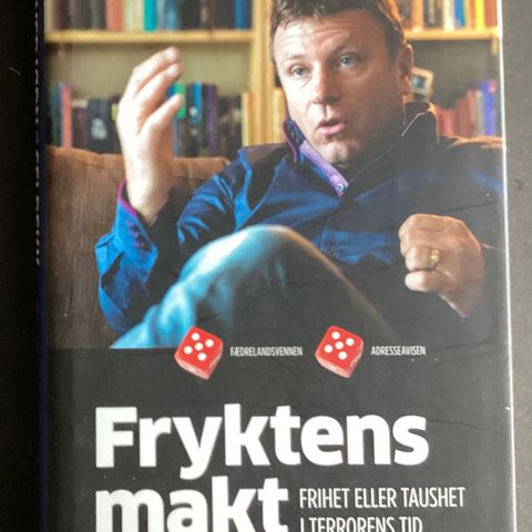 VEBJØRN SELBEKK- Boken er SIGNERT!  «FRYKTENS MAKT» 2016, 236 s, 370 g.
