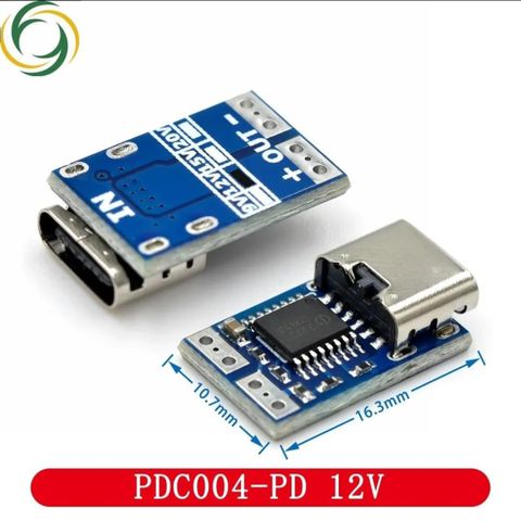 9V 12V 15V 20V Type-C PDC004-PD lokkemodul PD23.0 til DC DC DC Trigger QC4 Lader