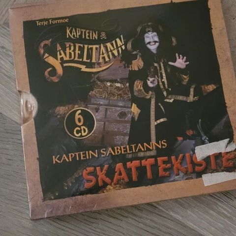 Kaptein Sabeltann skattekiste selges