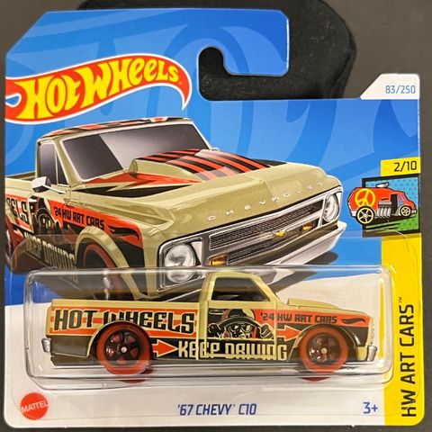 Hot Wheels 67 Chevy C10 - HW ART CARS - HTB72