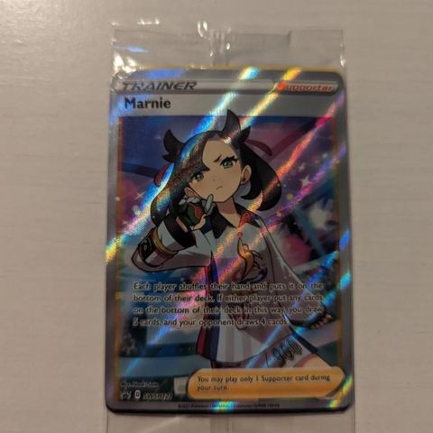 Marnie Promo Trainer kort sealed selges