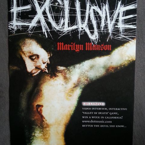 Marilyn Manson - Exclusive (Plakat)