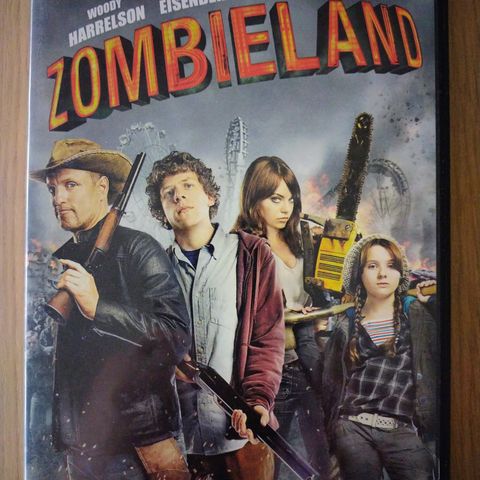 Dvd. Zombieland. Skrekk/Komedie. Norsk tekst.