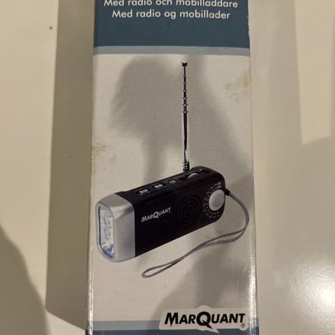 Multifunksjonslampe med Radio og mobillader