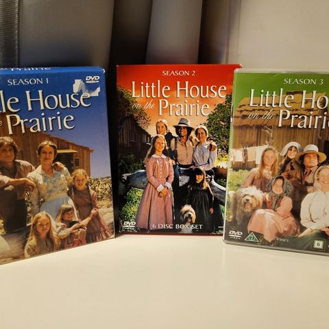 Det lille huset på prærien- The little house on the Prairie sesong 1-3