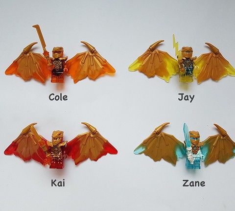 nye Lego Ninjago Golden Dragon minifigurer