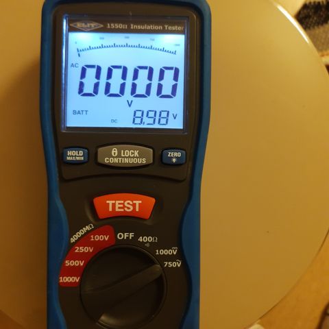 Elit 1550 IIx Fluke Insulation Tester