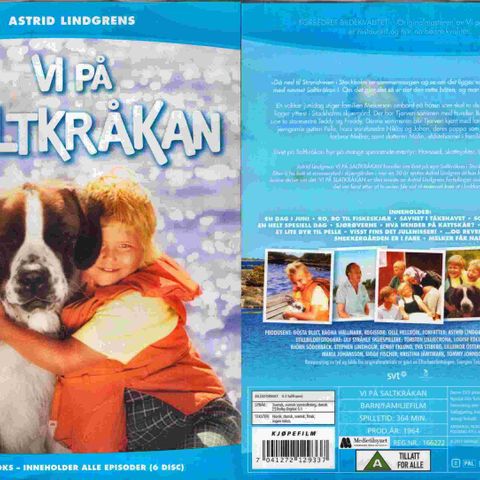 Vi på Saltkråkan - DVD Boks - Alle episoder. 6xDVD - 6 timer