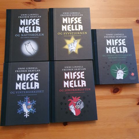 Nifse Nella bøker selges