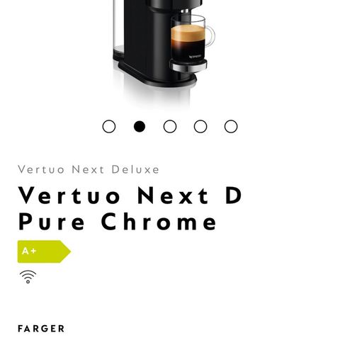 Nespresso Vertuo Next D Pure Chrome