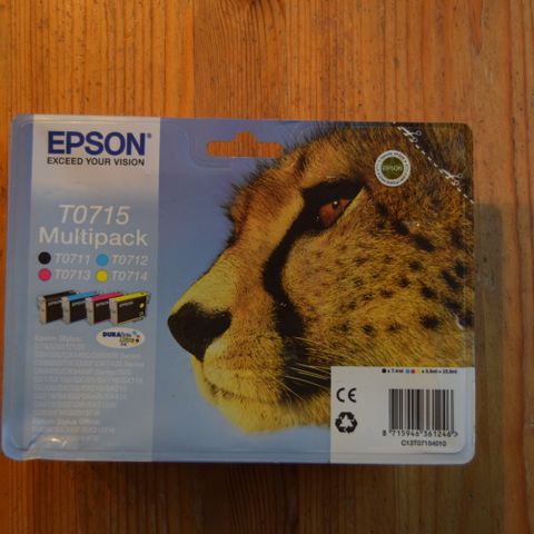 Epson TO715 Multipack blekkpatroner til printer til salgs