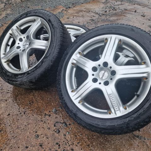 17" 5x112 "MOMO" VW, Mercedes, Audi, Skoda Piggfrie vinterhjul 225/50-17 "