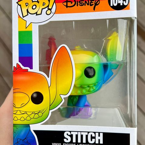 Funko Pop! Stitch (Rainbow) (Pride) | Lilo & Stitch | Disney (1045)