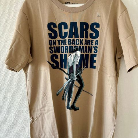 ONEPIECE Zoro Ubrukt Tskjorter Anime Tshirts t-skjorter