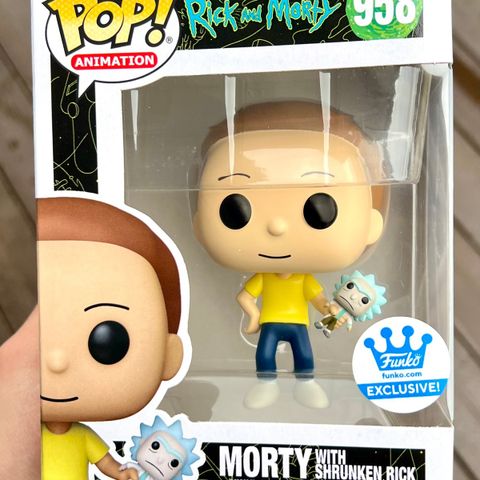 Funko Pop! Morty with Shrunken Rick | Rick and Morty (958) Excl. to Funko Shop