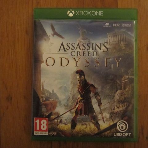 Xbox One Assassins Creed Odyssey - Spill fra 18år i Top Tilstand incl. Manuell