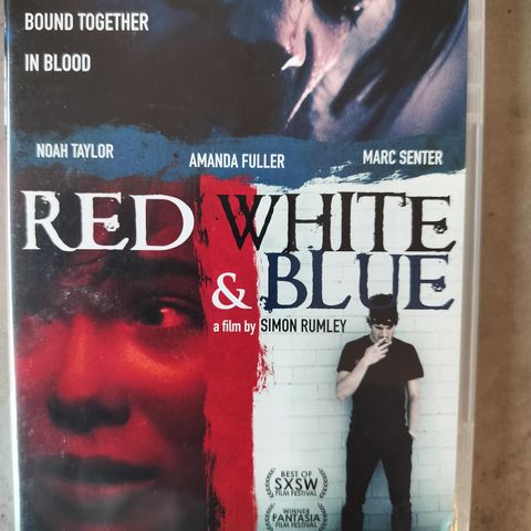 Red white and Blue ( DVD) - 2010 - Engelsk tekst - Sone 1 - 100 kr inkl frakt