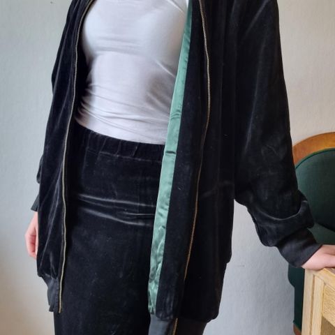 90s vintage Sonia Rykiel jakke og skjørt