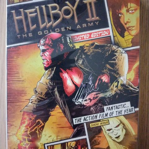 Dvd. Hellboy 2. The Golden Army. Action. Norsk tekst. Ny i plast.