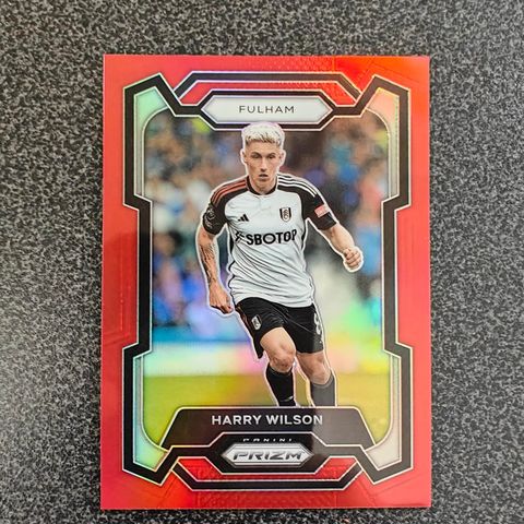 No. 166 Harry Wilson - Red /199 -
2023-24 Prizm Premier League