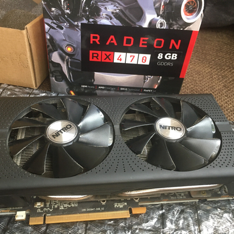 AMD Radeon RX 470 8GB GPU GDDR5