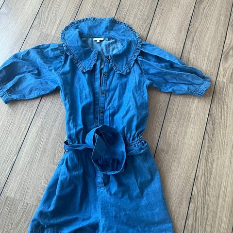 Pomp de Lux jeans drakt med korte armer/skjorts 11/12år