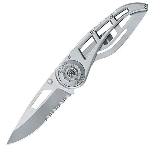 Gerber foldekniv Gear Ripstop II foldekniv 4660713A med delvis serratert blad