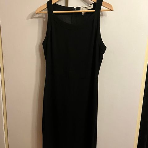 Vintage Sonia Rykiel sort kjole størrelse 38