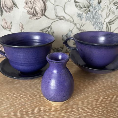 Kopper og vase fra Lysgaarden Røros