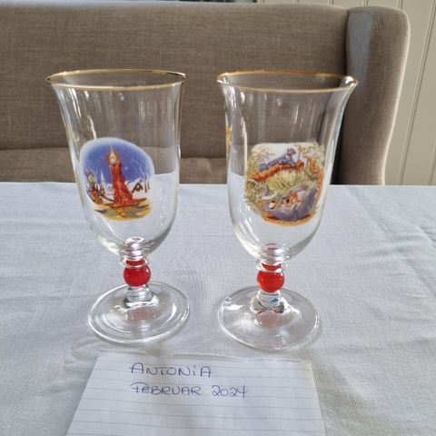 Disney jul øl/brus glass