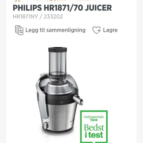 Phillips HR 1871 Juicer