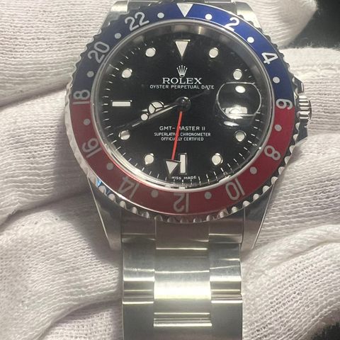 (NOS) Rolex GMT-Master II 16710B, M-serie/3186 (Stick Dial)