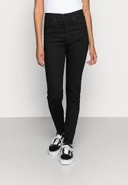 Levis svart Mile High Super Skinny Jeans