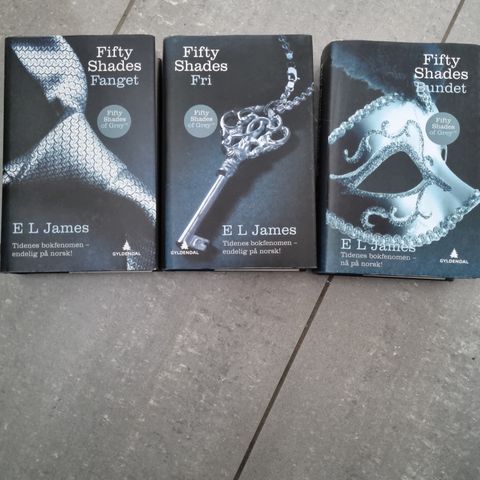 Fifty shades triologien selges