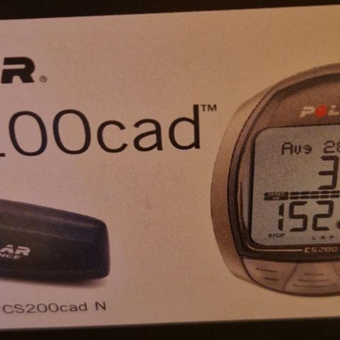 Polar CS200CAD til sykkel