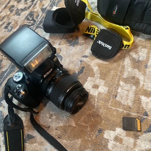 Nikon D60 selges