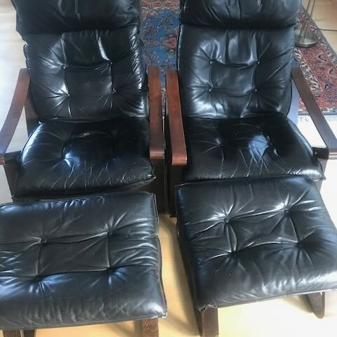 2 vintage Ekorness stressless