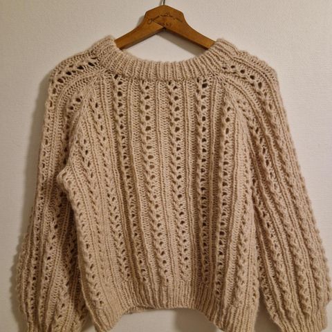 Vaffelsweater str M