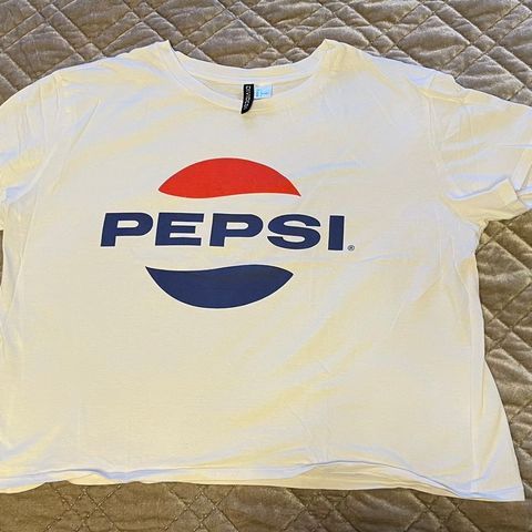 T-skjorte Pepsi hvit L H&M Divided