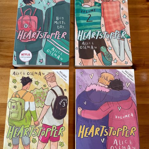 Heartstopper bok 1-4