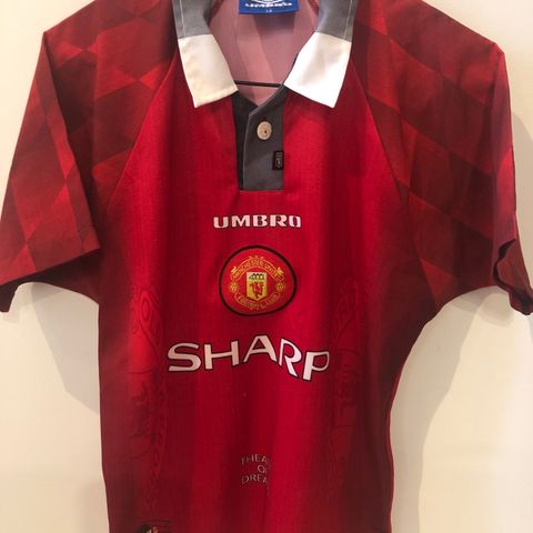 Manchester United - 1996/98 fotballdrakt str LB